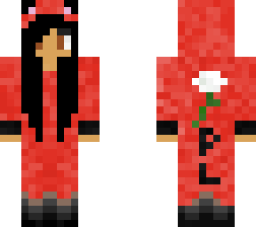 red rose girl