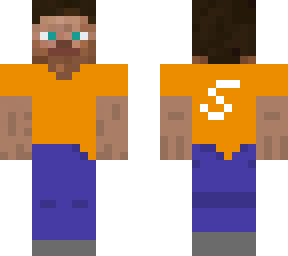 steve with scratch t-shirt
