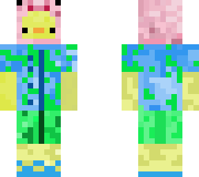 the duck lizard man (beach attempt ig) retexture