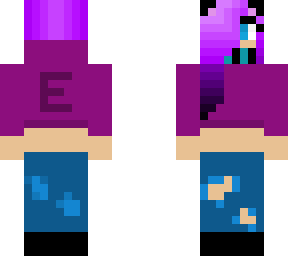 a girl that likes purple...