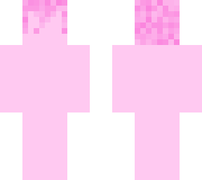 androgynous pink skin and hair