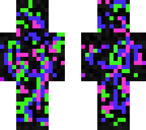 black thing with colorful spots 2