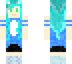 blue kitty girl