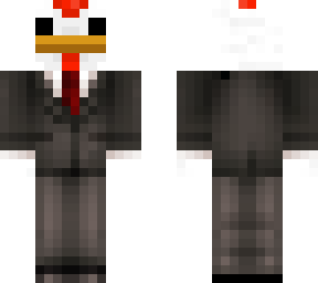 chicken in a suit