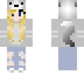 cute wolf hoodie