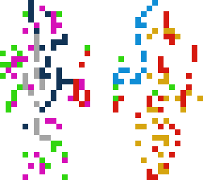 finger paint skin