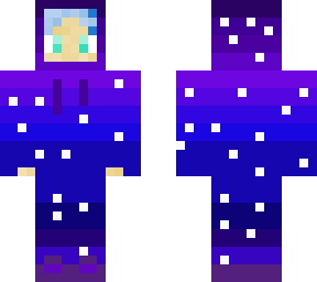 galaxy hoodie girl