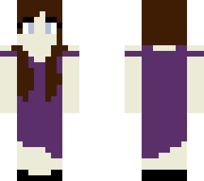 girl in purple dress