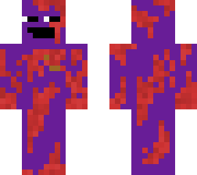 hombre morado con sangre