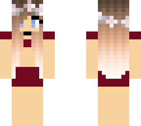 maroon bikini