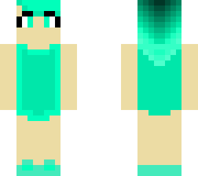 minty girl oc (leotard)
