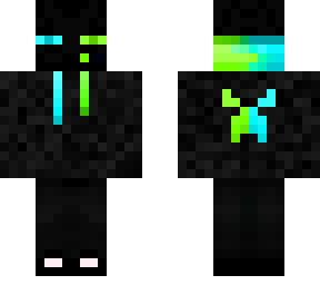 nova green and blue enderman