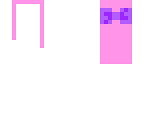 pink hair base with bow