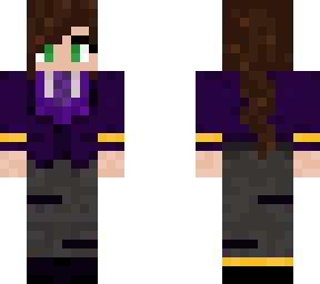 purple blazer girl with holsters