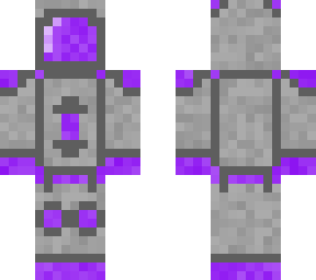 purple space suit