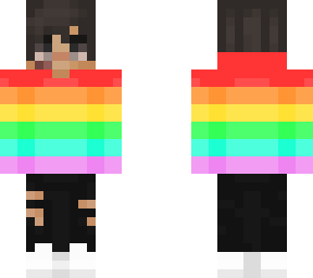 rainbow ( edited from black hoodie skin by kyroa