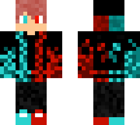 red and blue