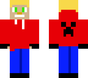 red creeper hoodie