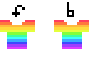short sleve rainbow shirt base