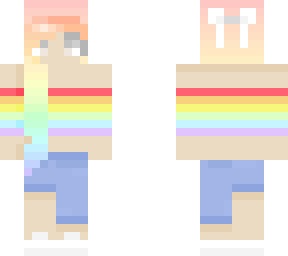 simple rainow girl