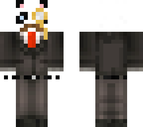 slightly updated panda with suit and monocle and mustache :3