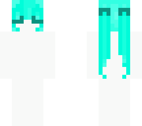 teal pigtails base!