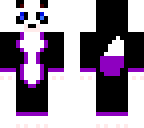 black and purple wolf/fox