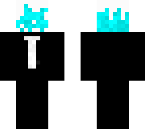 blue-fire head man