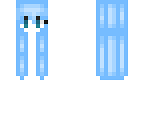 blue-haired girl hair base