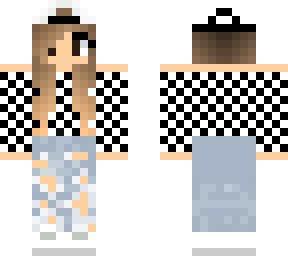 checkered vsco girl!!