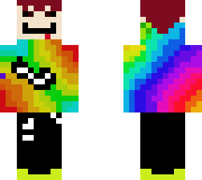 cool, rainbow hoodie