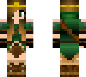 forest elf with crown