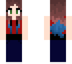 girl with blue in her hair