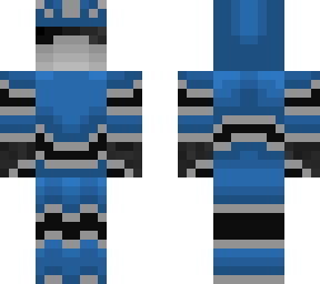 high tech samurai (blue & silver