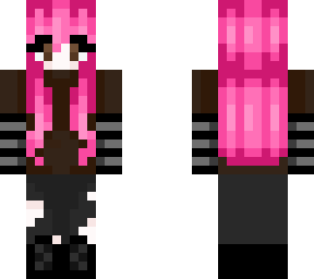pink-brown egirl