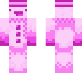 pink snowman