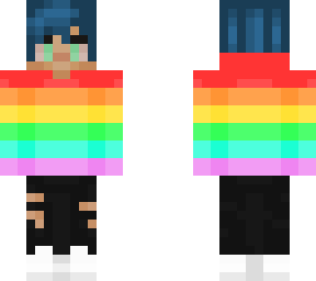 previous skin now blue hair (please look at the previous skin)