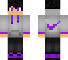 purple nike boy