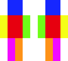 rainbow colors
