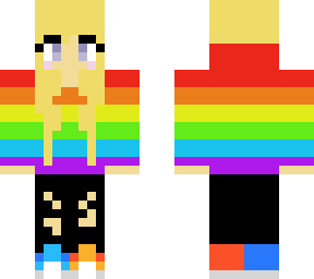 rainbow girl