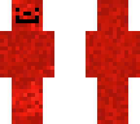 red wool skin