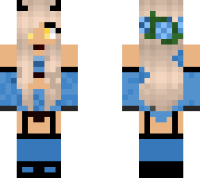 sexy blue devil girl