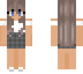 a girl with white shirt