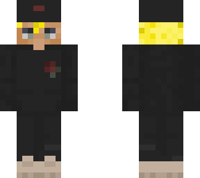 blond boy with hat