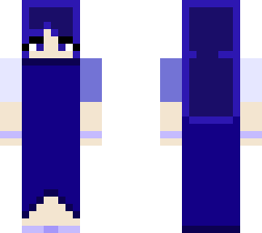 blue dress girl