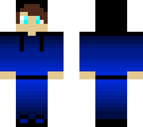 blue hoodie boy (hood up)