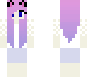 cat girl with fading hair