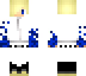 chica del fuego azul
