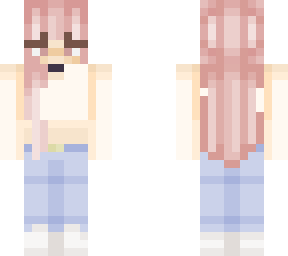 day 1 of creating org. skins - pink summer