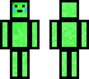 green outline thing sad